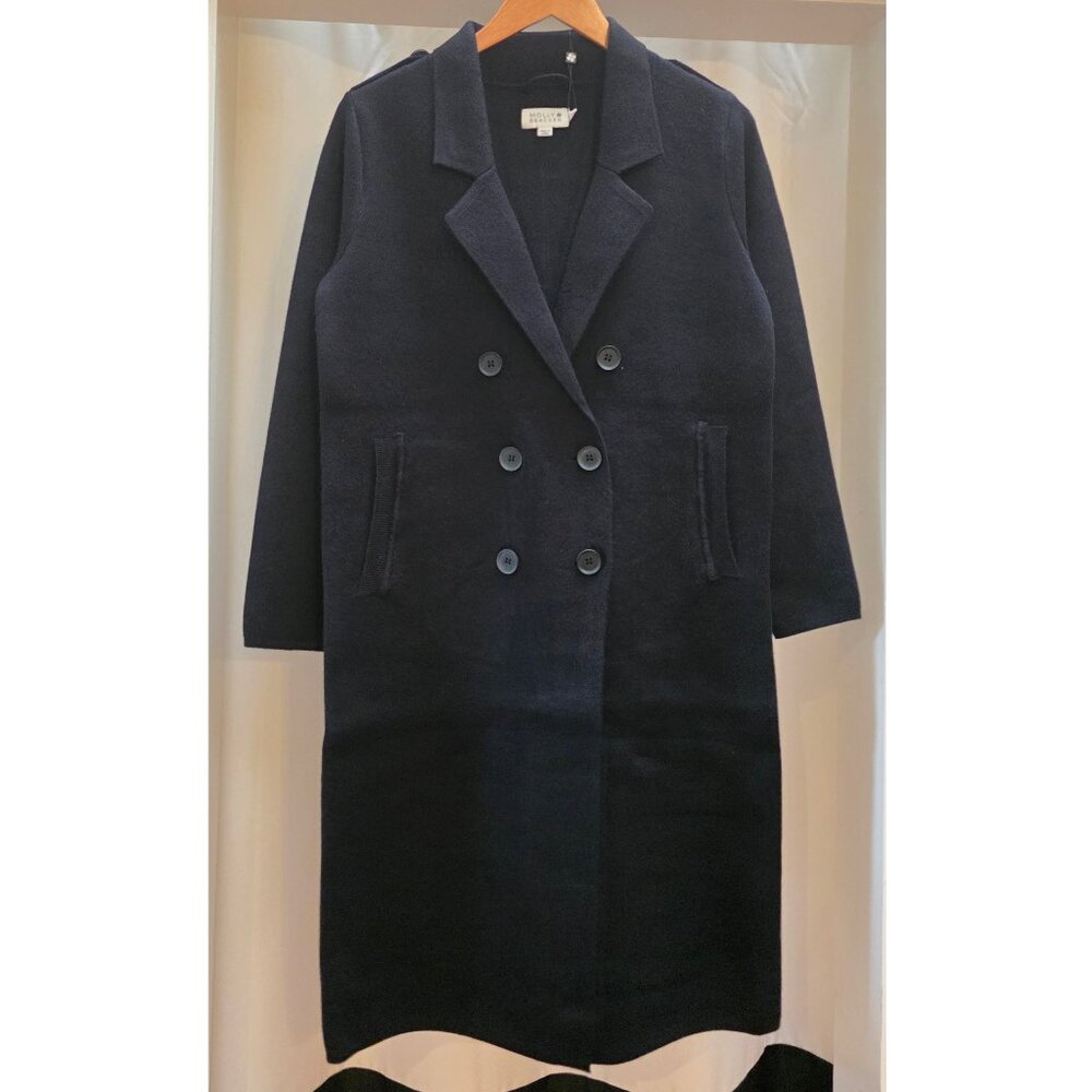 Soft-knit Trench Coat